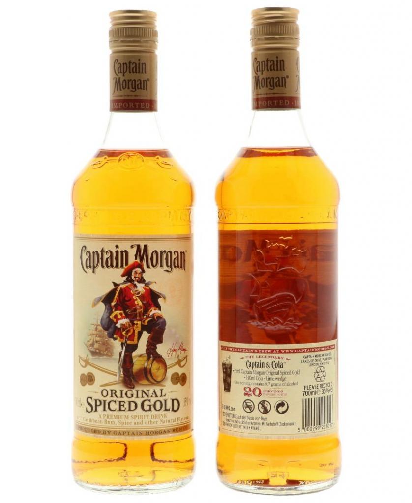 Captain Morgan - Luxemburg Gold Shop Golden-Spirits Spiced