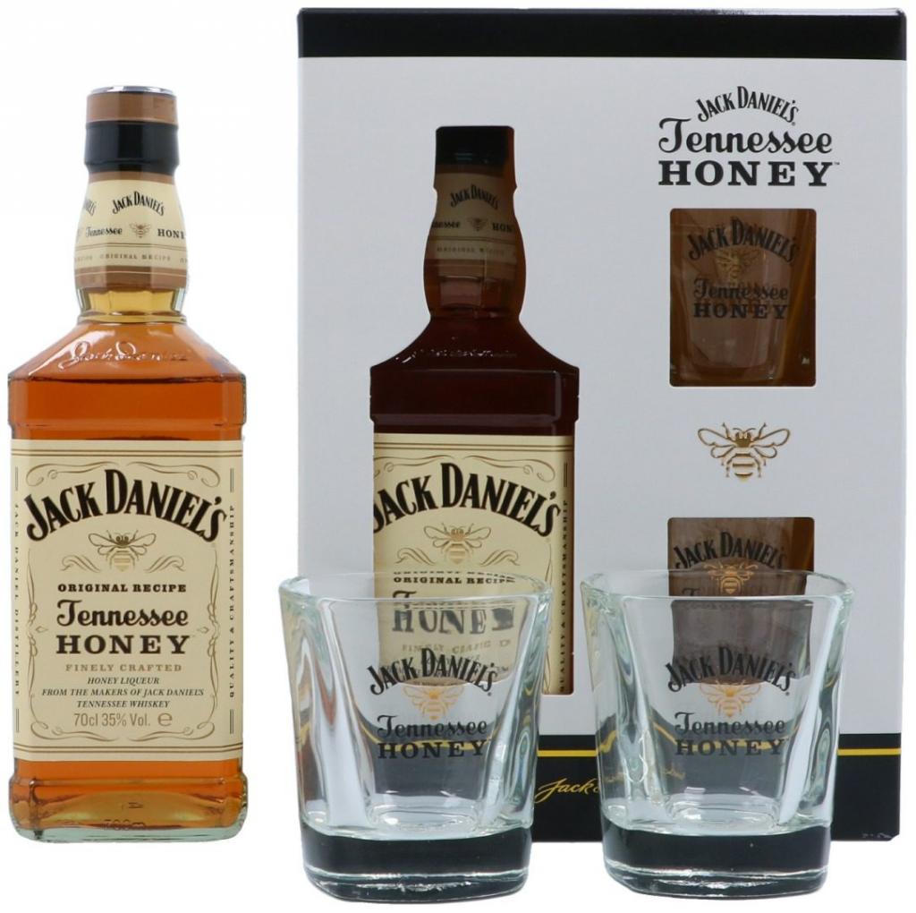 Jack Daniels Honey + 2 Verres + Gb Luxemburg GoldenSpirits Shop Jack Daniels Honey + 2 Verres + Gb Luxemburg GoldenSpirits Shop